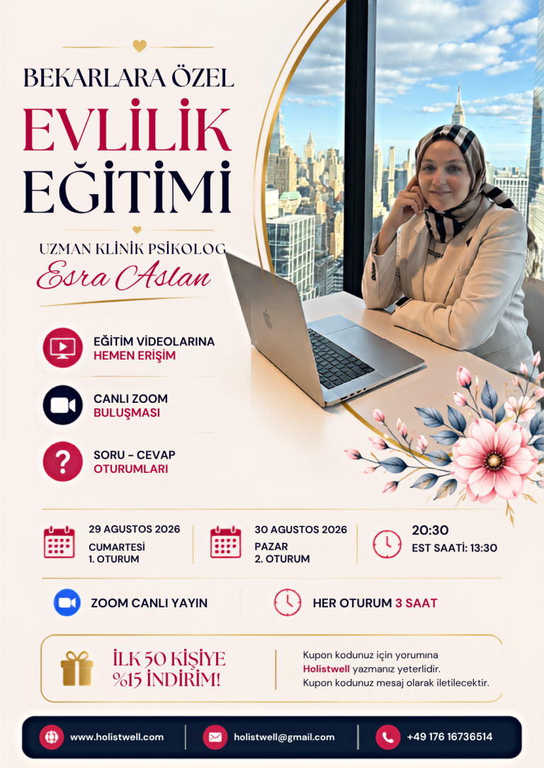 Bekarlara Özel Evlilik Eğitimi ( 29.08.2026 )